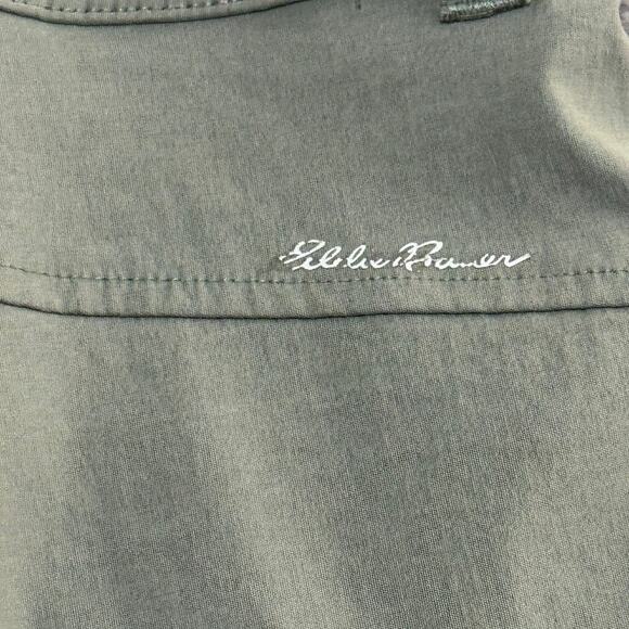 EDDIE BAUER Women’s Size 16 Green Cargo Shorts Outdoor Trail Casual Comfy - Picture 4 of 10